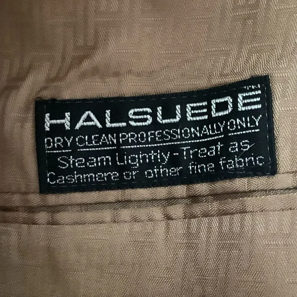 Halston suede blazer